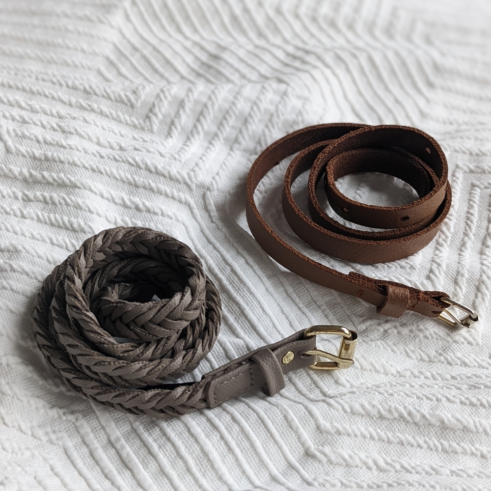 Lot of 2 Belts